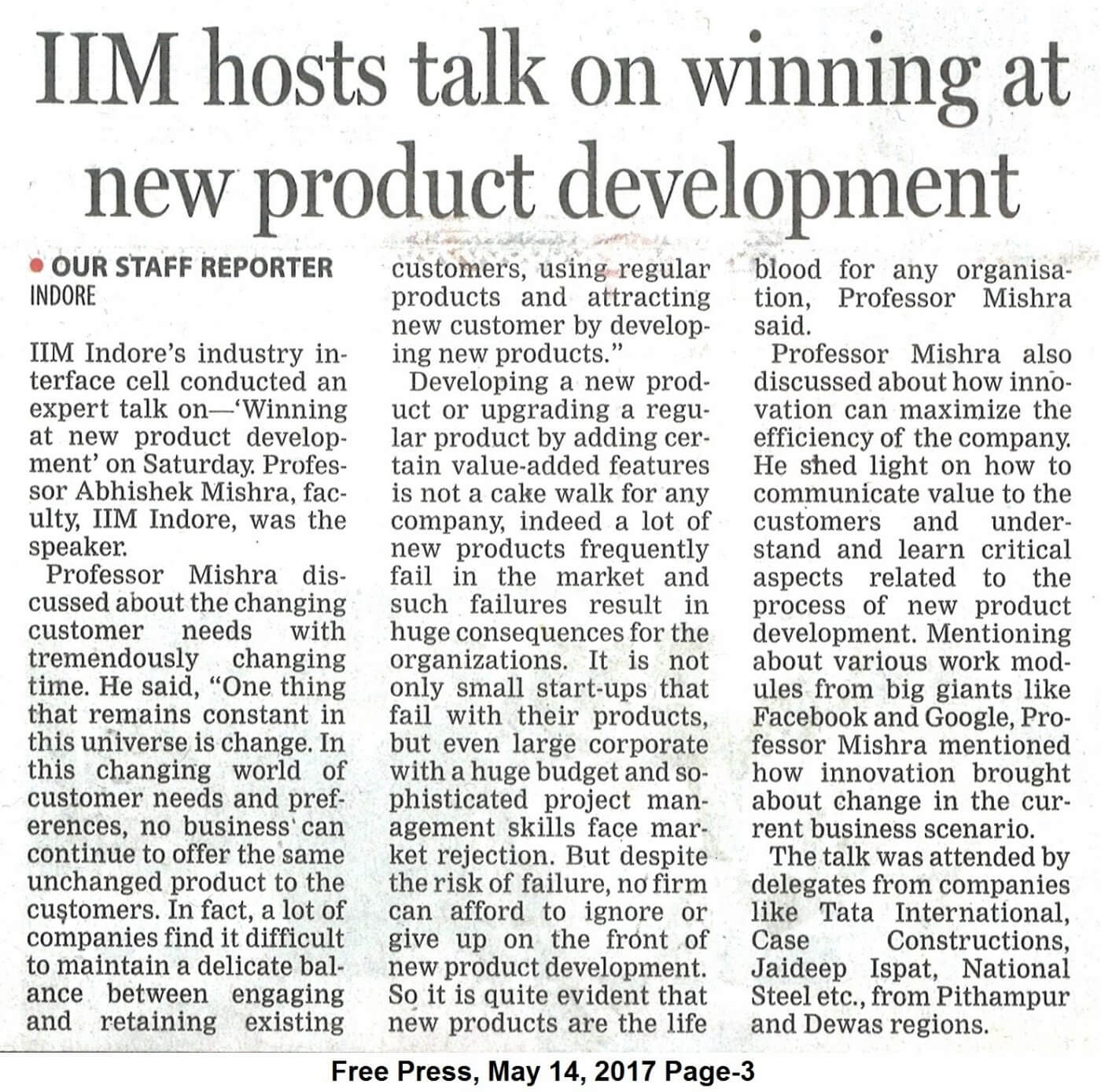 Expert Talk Series