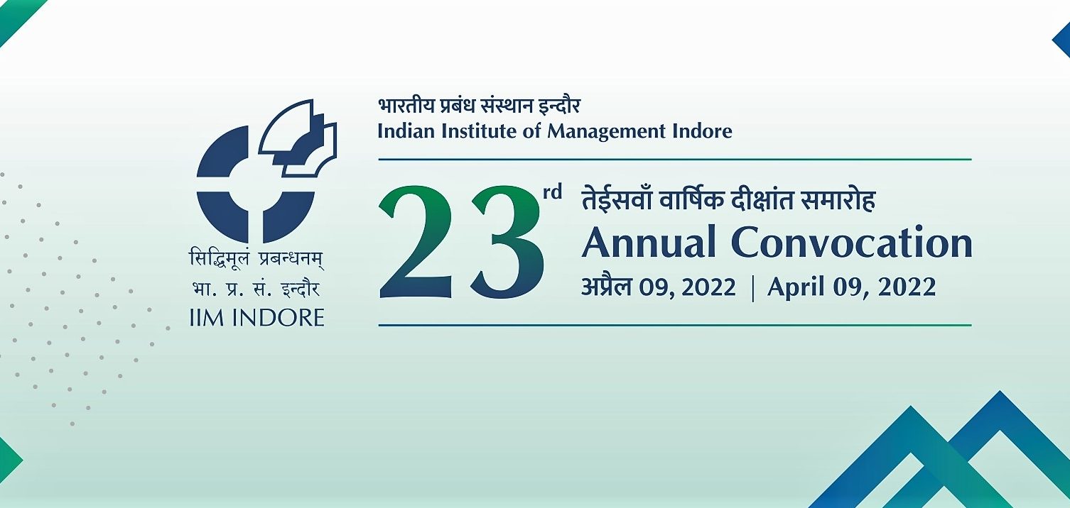 Pre-Convocation 2022 Held at IIM Indore