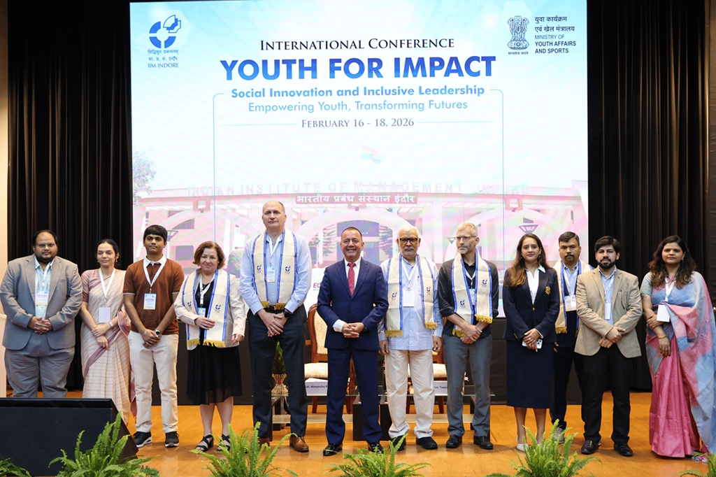 International Conference on Youth for Impact: Social Innovation & Inclusive Leadership – Empowering Youth, Transforming Futures Concludes at IIM Indore