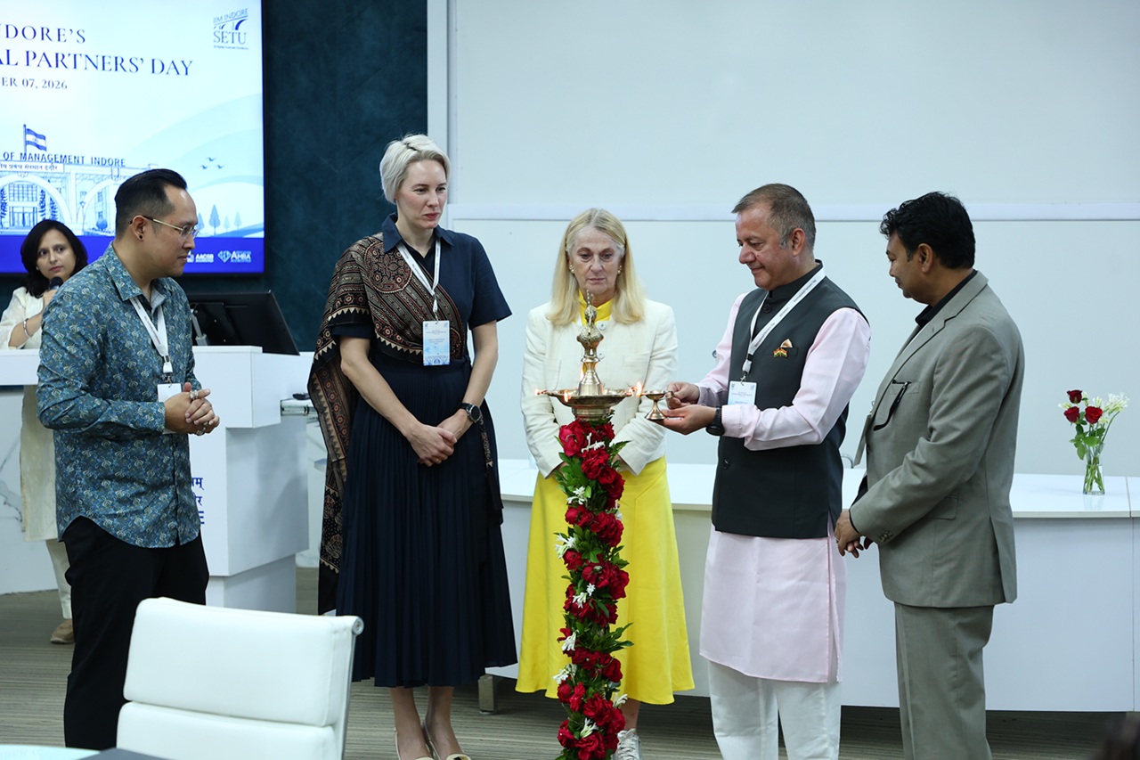 IIM Indore Hosts International Partners’ Day 2026 – ‘SETU: Bridging Academic Excellence’, Welcoming Academicians from 13 Countries